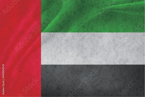 アラブ首長国連邦 国 旗 世界 背景