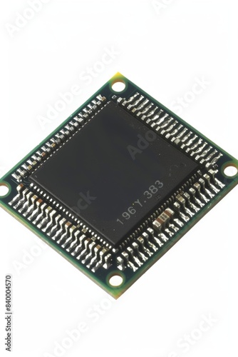 computer chip Isolated on a white background