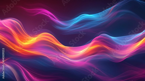 abstract background with streams of light trails, high detail