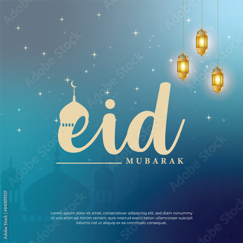 Eid Mubarak Social Media post Design 
