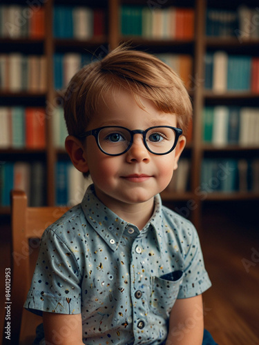 A little smart boy