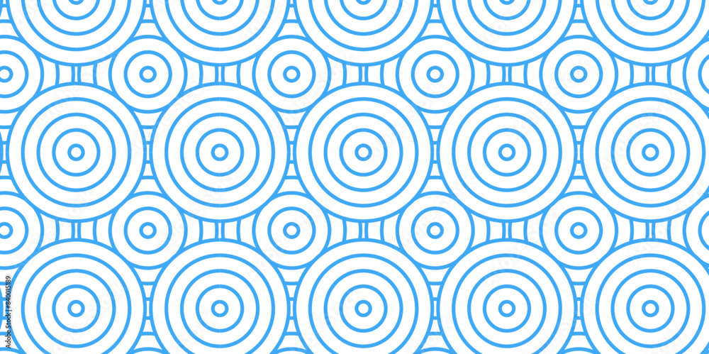Abstract Overlapping Pattern Minimal diamond geometric waves spiral and abstract circle wave line. blue color seamless tile stripe geometric create retro square line backdrop pattern background. Abstract Overlapping Pattern Minimal diamond geometric waves spiral and abstract circle wave line. blue color seamless tile stripe geometric create retro square line backdrop pattern background.
