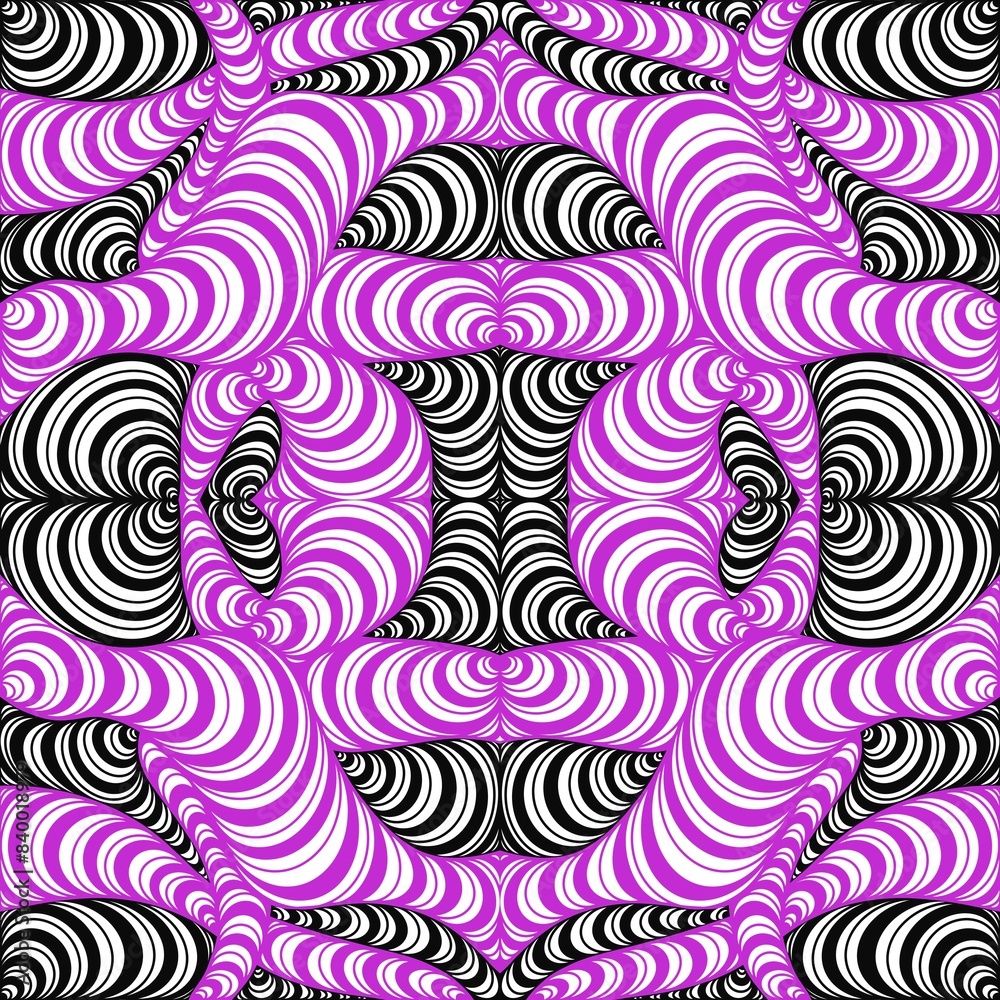 Abstract doodles Abstract, Doodle, Doodle with black and pink lines make up the image. The line is a shapeless figure of course.