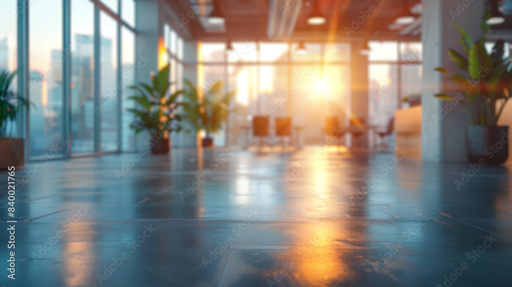 Office Building in the City. Blurred Office Interior Background. Office Building in the City. Blurred Office Interior Background.