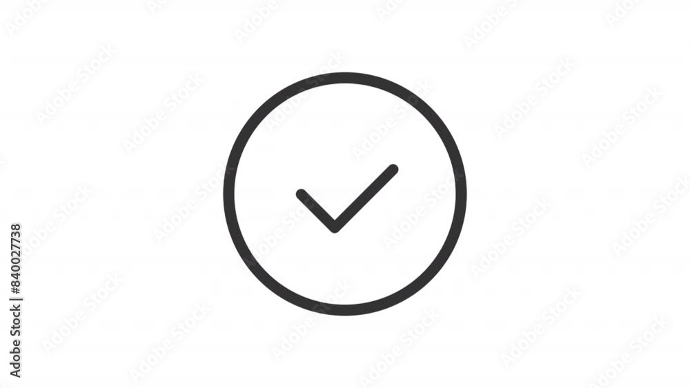 Digital lock line animation. Security animated icon. Padlock opening, closing. Checkmark showing up. Black illustration on white background. HD video with alpha channel. Motion graphic Digital lock line animation. Security animated icon. Padlock opening, closing. Checkmark showing up. Black illustration on white background. HD video with alpha channel. Motion graphic