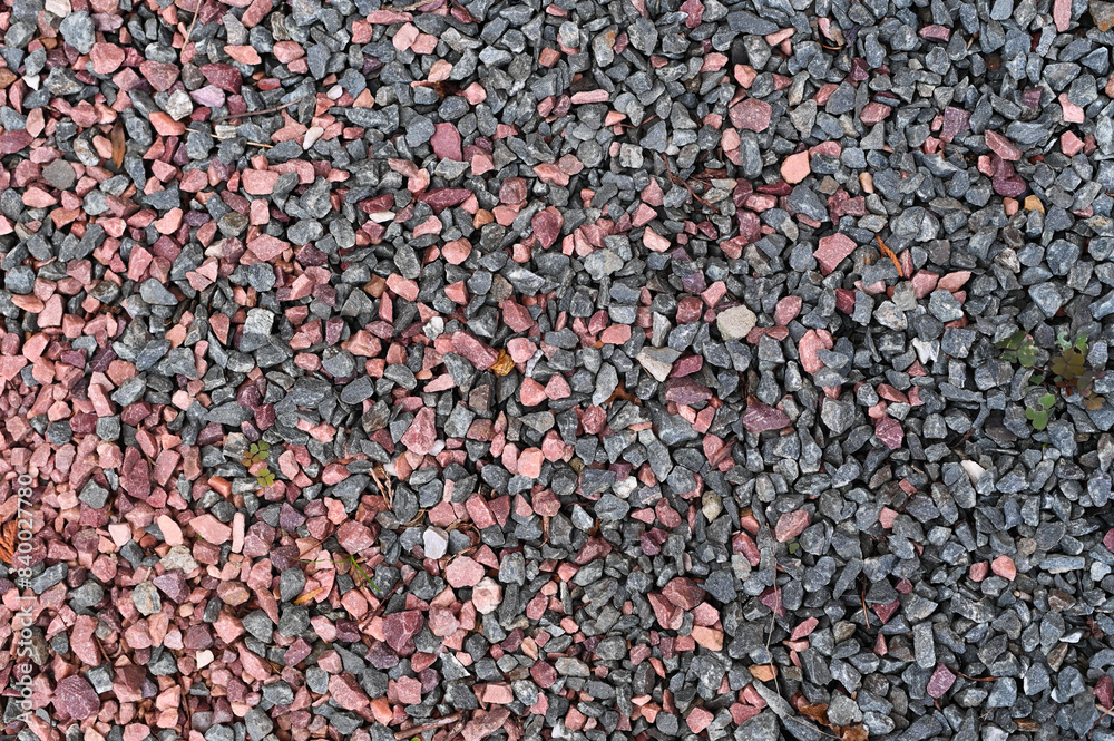 Background with a texture of small stones Background with a texture of small stones
