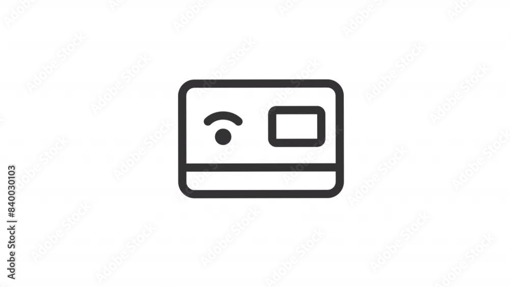 Payment methods line animation. Credit card animated icon. Wallet opening. Coin money showing up. Black illustration on white background. HD video with alpha channel. Motion graphic Payment methods line animation. Credit card animated icon. Wallet opening. Coin money showing up. Black illustration on white background. HD video with alpha channel. Motion graphic