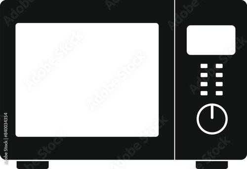Microwave oven icon. Kitchen appliances.
