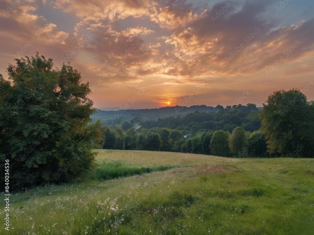 photo with romantic landscape sky photo with romantic landscape sky