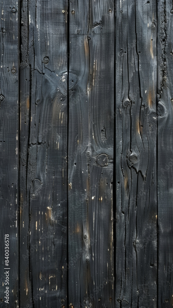 Black Wooden Texture with Cracks Black Wooden Texture with Cracks