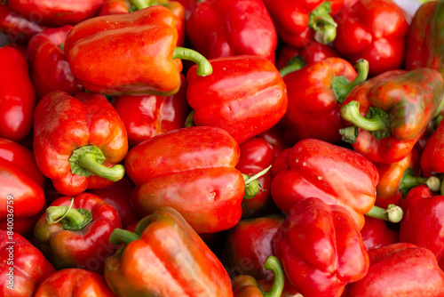 fresh vegetables on market