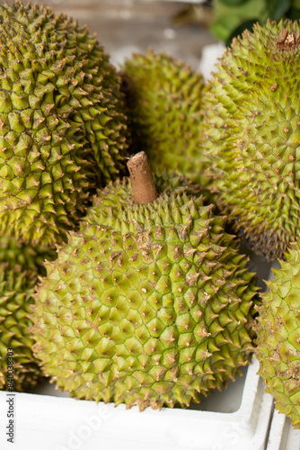 durian at the market