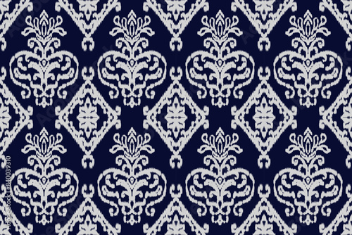 Seamless ethnic design, ikat art. beautiful hand drawn Design for textile and printingEthnic pattern.beautiful pattern. folk embroidery,bohemian style, abstract art	