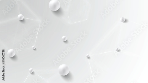 White Background with tech and science combination of both in  grey vector 4k HD editable 