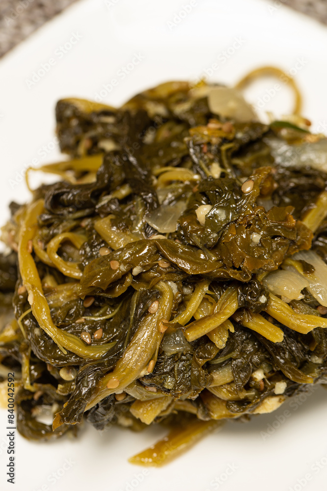 dried radish greens,Korean side dishes dried radish greens,Korean side dishes