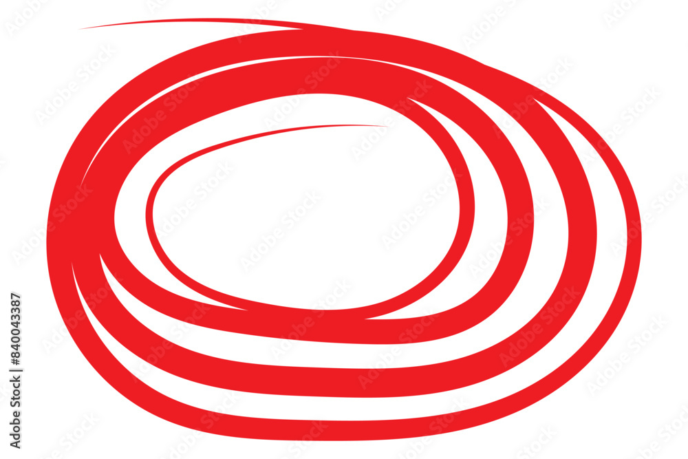 Red circle line hand drawn. Highlight hand drawing circle isolated on white background. Round handwritten circle. For marking text, note, mark icon, number, marker pen, pencil and text check, vector Red circle line hand drawn. Highlight hand drawing circle isolated on white background. Round handwritten circle. For marking text, note, mark icon, number, marker pen, pencil and text check, vector