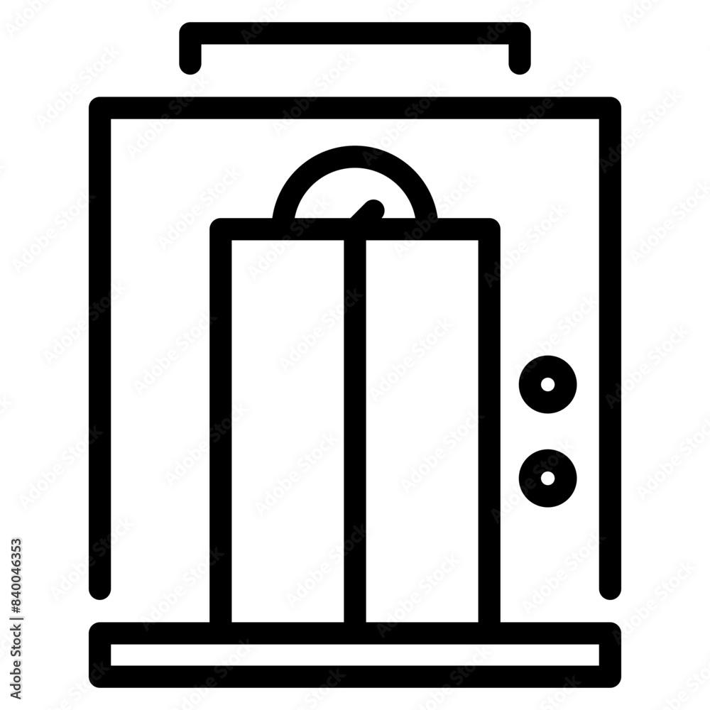 Elevator icon symbol sign from modern public service collection in line style for mobile concept and web apps design. Community and Facilities related vector line icon.
Elevator icon symbol sign from modern public service collection in line style for mobile concept and web apps design. Community and Facilities related vector line icon.