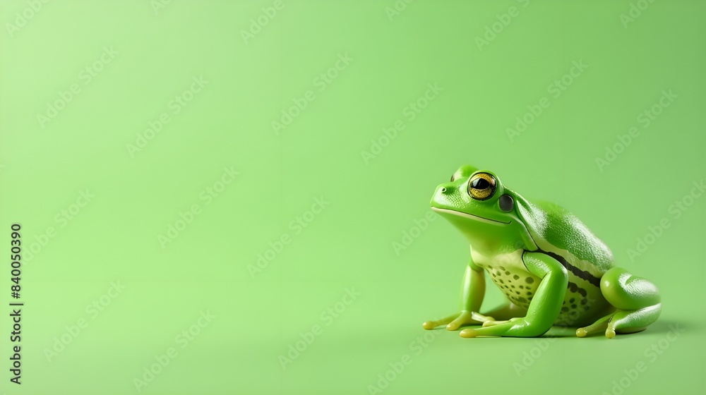Obraz premium frog on leaf
