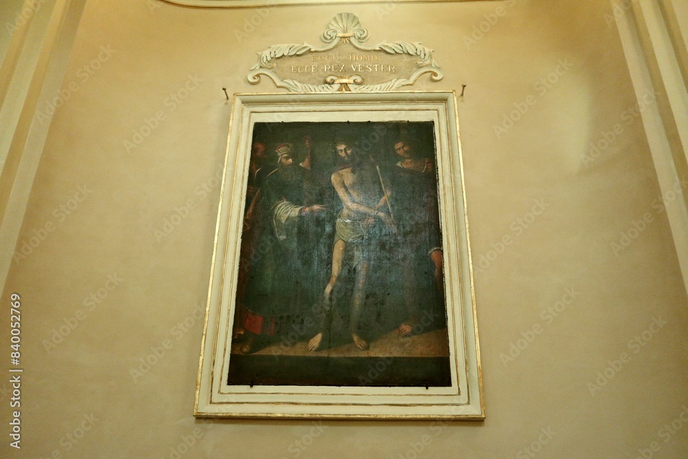 Vasto - Dipinto cinquecentesco Ecce Homo nella Chiesa di Santa Maria Maggiore