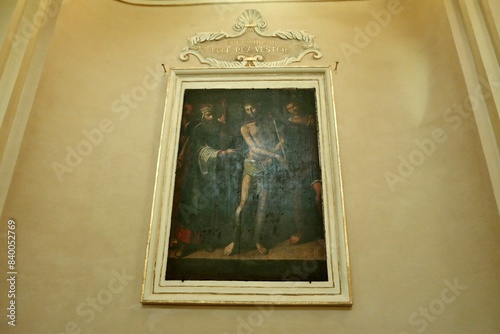 Obraz na płótnie Vasto - Dipinto cinquecentesco Ecce Homo nella Chiesa di Santa Maria Maggiore w salonie