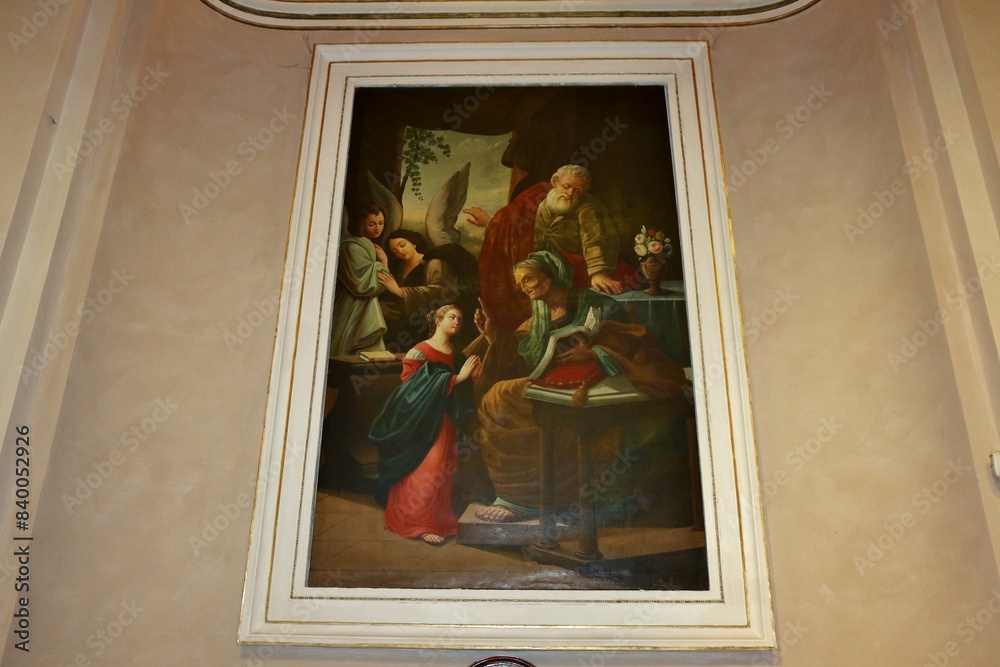 Vasto - Dipinto ottocentesco di Andrea Marchesani nella Chiesa di Santa Maria Maggiore
