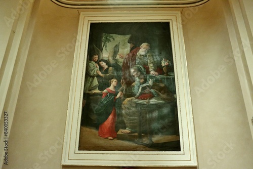 Obraz na płótnie Vasto - Educazione di Maria Vergine nella Chiesa di Santa Maria Maggiore w salonie
