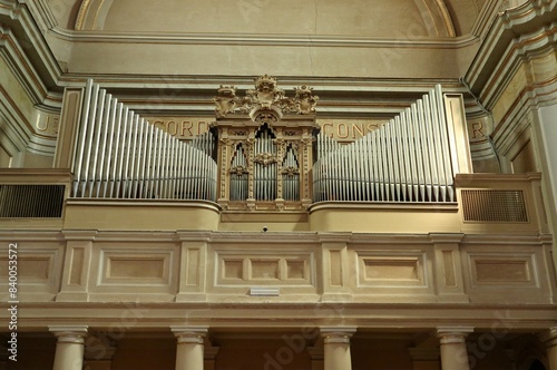 Obraz na płótnie Vasto - Organo a canne nella Chiesa di Santa Maria Maggiore w salonie