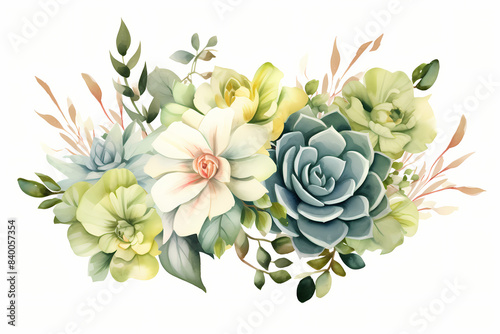 bouquet of succulents