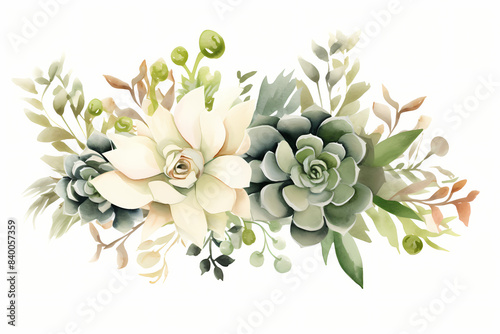 bouquet of succulents