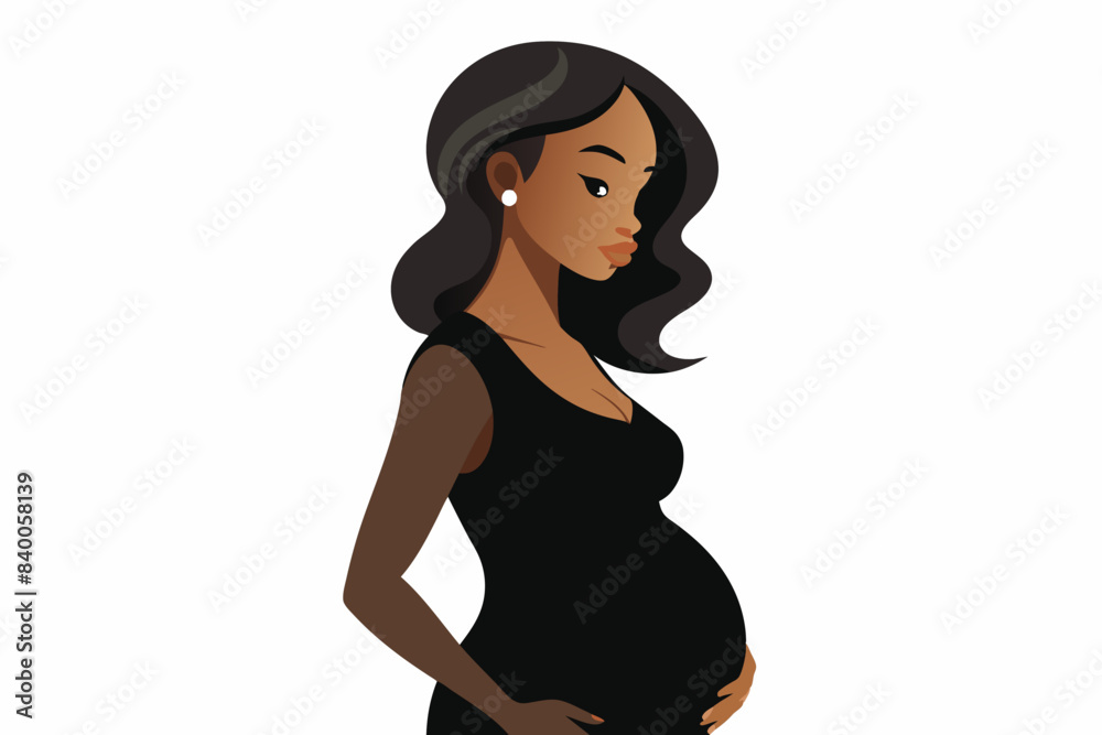 pregnant vector illustration pregnant vector illustration