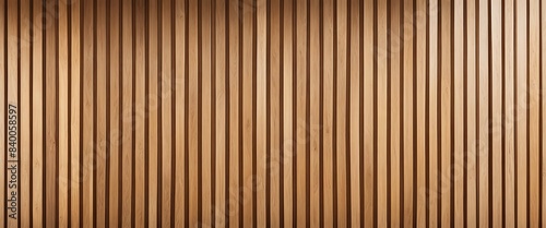 Vertical slats on wooden wall  natural wood paneling texture for interior design