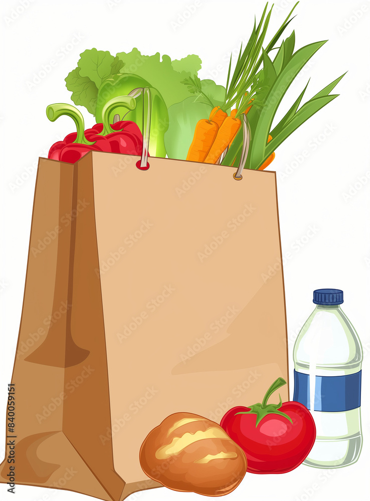 custom made wallpaper toronto digitalbag with groceries