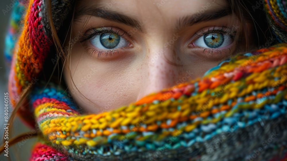 Beautiful girl with green eyes Beautiful girl with green eyes
