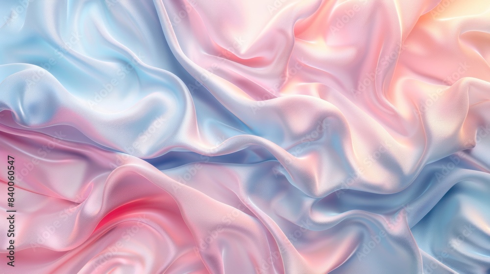 Obraz premium Serene Pastel Dream - Abstract Modern Style Background with Photorealistic Details