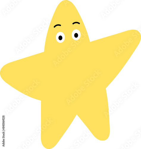 노란색 별 캐릭터