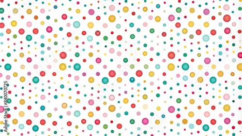 Random size of Polkadot texture on a white background, polkadots, random, size, texture, pattern, background, abstract, design, colorful, vibrant, round, circular, decorative, fashion, wallpaper photo