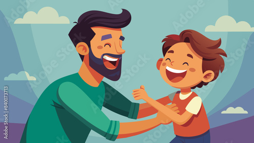 A tickle fight session filled with laughter.
