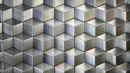 Stainless steel background texture with cuboid pattern and random highlight, stainless steel, background, texture, cuboid, pattern, random, highlight, metallic, industrial, shiny, modern
