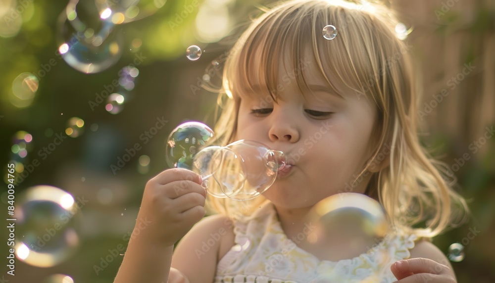 Bubbly Bliss: Capturing the Innocence of a Female Toddler in the Garden Bubbly Bliss: Capturing the Innocence of a Female Toddler in the Garden