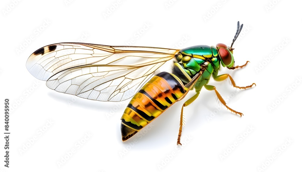 wasp isolated on white wasp isolated on white