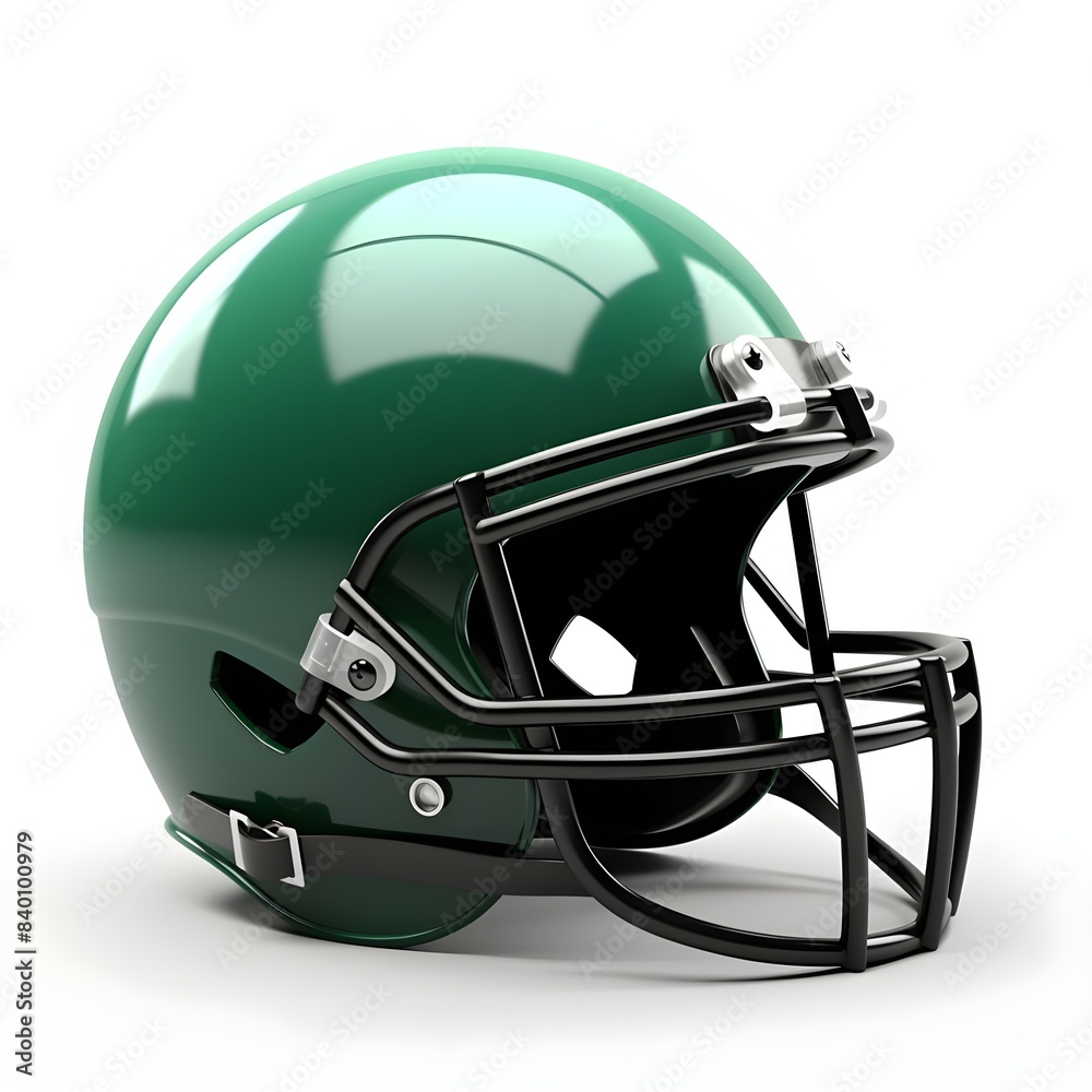 Fototapeta premium football helmet isolated on white