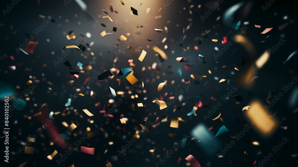 Abstract confetti background Abstract confetti background