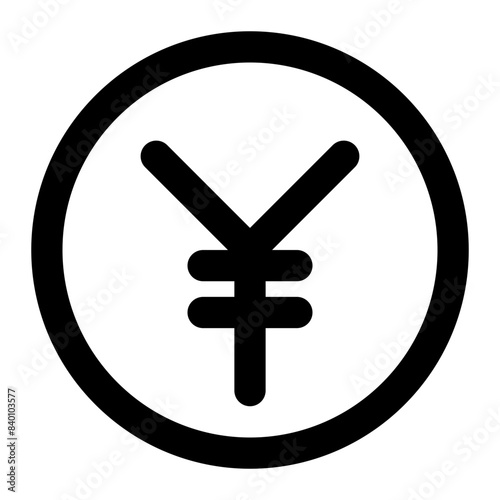 yen icon for illustration and design graphic