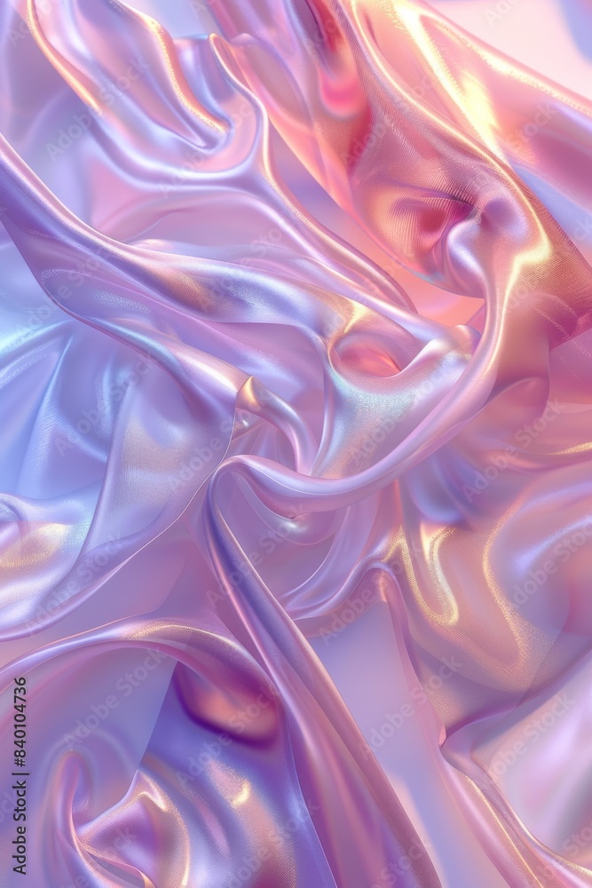 Obraz premium Soft ethereal gradient with subtle iridescent highlights, ideal for showcasing luxurious products or beauty concepts.