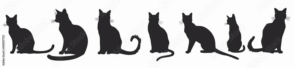 A set of marten silhouettes from the animals element collection. This set of modern icons has been isolated on transparent background. A line and flat black icon represents a marten sign, symbol, for A set of marten silhouettes from the animals element collection. This set of modern icons has been isolated on transparent background. A line and flat black icon represents a marten sign, symbol, for