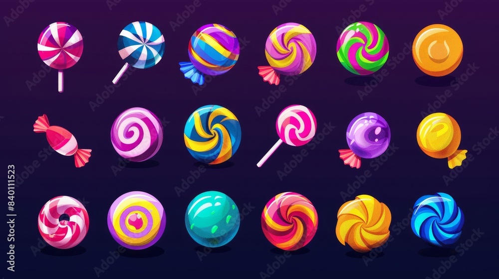 Space planet background with a chocolate sweet candy set. Space galaxy world fantasy isolated round round yummy sweet confectionery satellite for alien. Colorful caramel clipart for magic ui design Space planet background with a chocolate sweet candy set. Space galaxy world fantasy isolated round round yummy sweet confectionery satellite for alien. Colorful caramel clipart for magic ui design