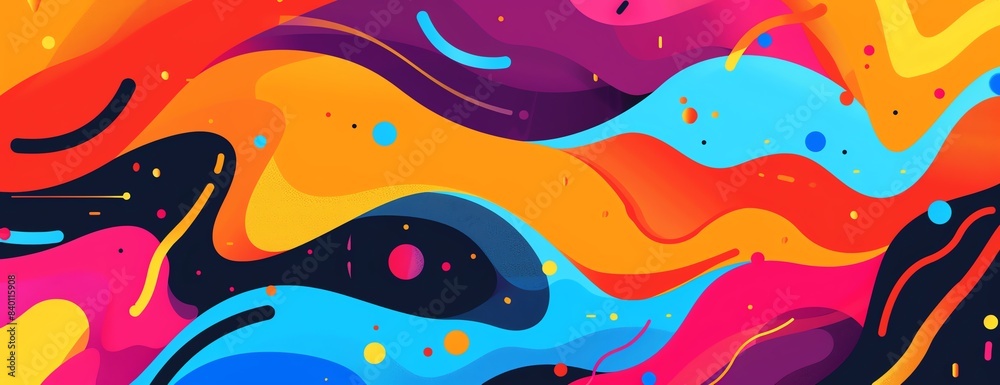 Abstract background flat design front view vibrant theme animation Analogous Color Scheme Abstract background flat design front view vibrant theme animation Analogous Color Scheme