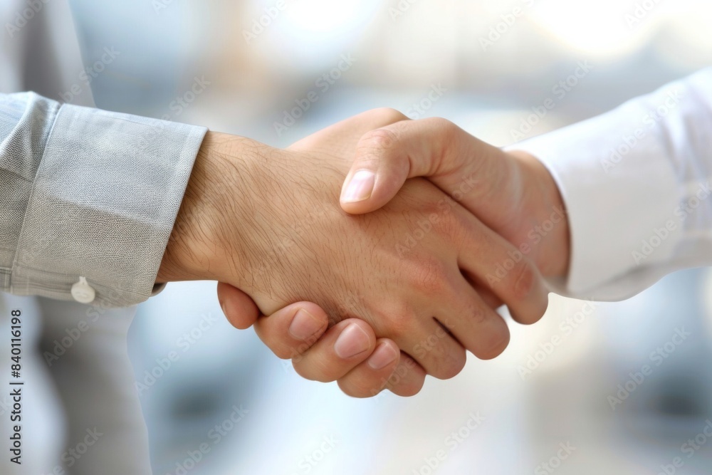 Two men shaking hands at business meeting Two men shaking hands at business meeting