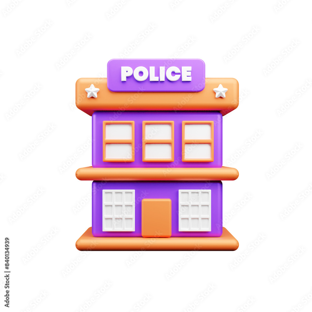 Law and Justice 3d Illustration  Icon