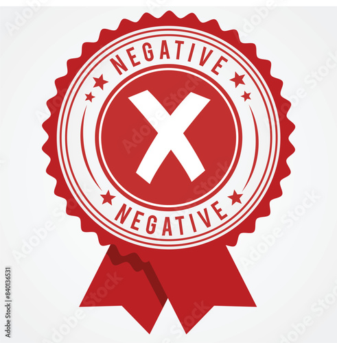 Negative stamp in Grunge Red Shade 